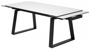 Стол VASTO 180 MARBLES KL-99 Белый мрамор матовый, итальянская керамика/ черный каркас, ®DISAUR в Набережных Челнах - naberezhnye-chelny.mebel24.online | фото 6