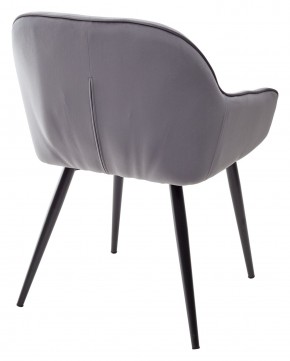 Стул BREEZE BLUVEL-14 GREY, велюр / черный каркас М-City в Набережных Челнах - naberezhnye-chelny.mebel24.online | фото 2