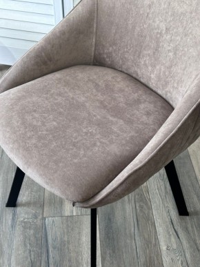 Стул CASA, 360 град. поворот. B5 Капучино, велюр / черный каркас,М-City в Набережных Челнах - naberezhnye-chelny.mebel24.online | фото 3