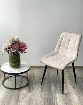 Стул CHIC HE622-01/ HE622-05 топленое молоко, ткань/ черный каркас М-City в Набережных Челнах - naberezhnye-chelny.mebel24.online | фото 3