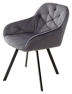 Стул GALE 360 град. поворот. BLUVEL-14 GREY, велюр/ черный каркас, М-City в Набережных Челнах - naberezhnye-chelny.mebel24.online | фото 5