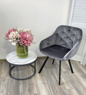 Стул GALE 360 град. поворот. BLUVEL-14 GREY, велюр/ черный каркас, М-City в Набережных Челнах - naberezhnye-chelny.mebel24.online | фото 8