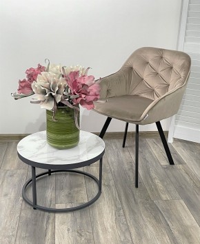Стул GALE 360 град. поворот. BLUVEL-40 BEIGE, велюр/ черный каркас, М-City в Набережных Челнах - naberezhnye-chelny.mebel24.online | фото 2