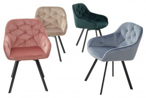 Стул GALE 360 град. поворот. BLUVEL-40 BEIGE, велюр/ черный каркас, М-City в Набережных Челнах - naberezhnye-chelny.mebel24.online | фото 3