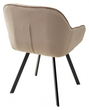 Стул GALE 360 град. поворот. BLUVEL-40 BEIGE, велюр/ черный каркас, М-City в Набережных Челнах - naberezhnye-chelny.mebel24.online | фото 4