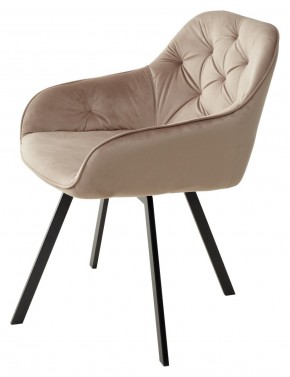 Стул GALE 360 град. поворот. BLUVEL-40 BEIGE, велюр/ черный каркас, М-City в Набережных Челнах - naberezhnye-chelny.mebel24.online | фото 5