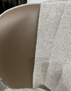 Стул HERMES WZ2042-02 светло-бежевый фактурный велюр/ HK017-31 серо-коричневый PU, М-City в Набережных Челнах - naberezhnye-chelny.mebel24.online | фото 2