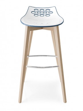 Стул JAM W CB/1487, ash.P12 smoke/ P799-P12P WHITE/ GLOSSY SKY BLUE в Набережных Челнах - naberezhnye-chelny.mebel24.online | фото
