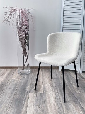 Стул RIYA UF992-01 Белый, teddy / черный каркас М-City в Набережных Челнах - naberezhnye-chelny.mebel24.online | фото 3