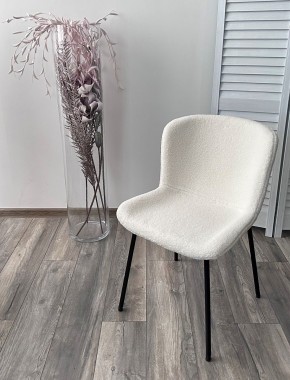 Стул RIYA UF992-01 Белый, teddy / черный каркас М-City в Набережных Челнах - naberezhnye-chelny.mebel24.online | фото 5