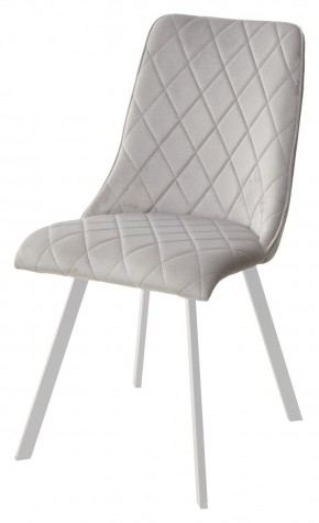 Стул TYCOON BLUVEL-03 LIGHT GREY / белый каркас М-City в Набережных Челнах - naberezhnye-chelny.mebel24.online | фото 1