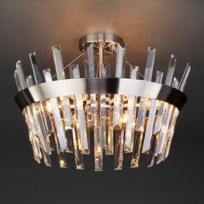 Светильник на штанге TK Lighting Steccato 10111/5 сатин-никель/прозрачный хрусталь Strotskis в Набережных Челнах - naberezhnye-chelny.mebel24.online | фото 2