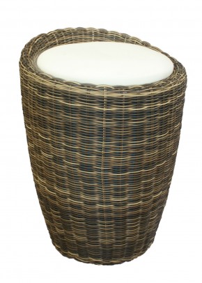 Табурет с местом для хранения LM-1100Rattan, кремовый в Набережных Челнах - naberezhnye-chelny.mebel24.online | фото