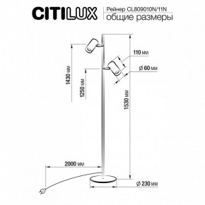Торшер Citilux Twin CL809010N в Набережных Челнах - naberezhnye-chelny.mebel24.online | фото 5