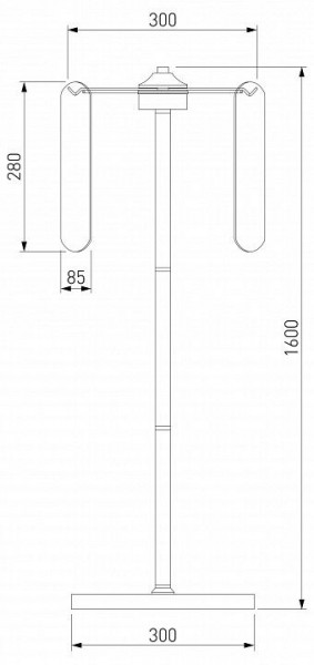 Торшер Eurosvet Claire 01171/3 золото в Набережных Челнах - naberezhnye-chelny.mebel24.online | фото 3