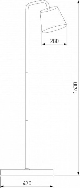 Торшер Eurosvet Montero 01135/1 белый в Набережных Челнах - naberezhnye-chelny.mebel24.online | фото 2