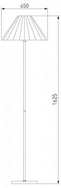 Торшер Eurosvet Peony 01133/1 хром/графит в Набережных Челнах - naberezhnye-chelny.mebel24.online | фото 3