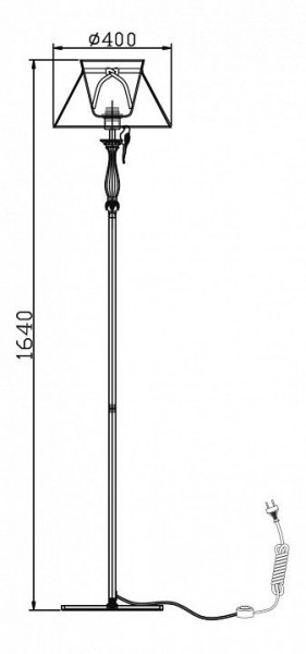 Торшер Maytoni Bird ARM013-22-W в Набережных Челнах - naberezhnye-chelny.mebel24.online | фото 8