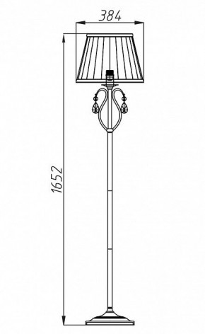 Торшер Maytoni Brionia ARM172-11-G в Набережных Челнах - naberezhnye-chelny.mebel24.online | фото 2