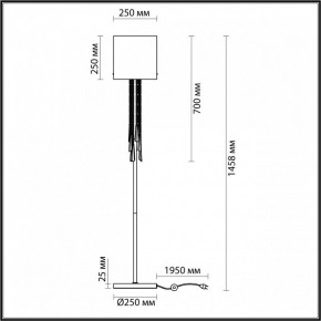 Торшер Odeon Light Nicole 4886/1F в Набережных Челнах - naberezhnye-chelny.mebel24.online | фото 4