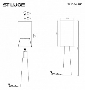 Торшер ST-Luce Jackie SL1354.705.01 в Набережных Челнах - naberezhnye-chelny.mebel24.online | фото 5