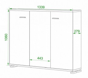 Тумба Домино нельсон ПУ-60-4 в Набережных Челнах - naberezhnye-chelny.mebel24.online | фото 2