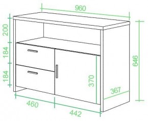 Тумба комбинированная Домино Lite ТБЛ в Набережных Челнах - naberezhnye-chelny.mebel24.online | фото 2