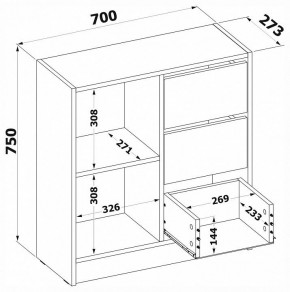 Тумба комбинированная Т-1 в Набережных Челнах - naberezhnye-chelny.mebel24.online | фото 4