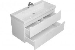 Тумба под раковину Uperwood Tanos 100 см, подвесная, белая матовая в Набережных Челнах - naberezhnye-chelny.mebel24.online | фото 2