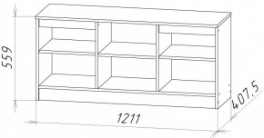 НИЦЦА-9 Тумба под ТВ (НЦ.09) в Набережных Челнах - naberezhnye-chelny.mebel24.online | фото 2