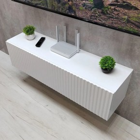 Тумба подвесная под ТВ LINES MTV4-MA 1150 Белый матовый (Белый-M 10.1.2) в Набережных Челнах - naberezhnye-chelny.mebel24.online | фото 2