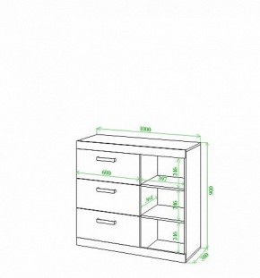 Тумба Toivo Км108 в Набережных Челнах - naberezhnye-chelny.mebel24.online | фото 2