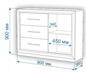 Тумба-витрина Нобиле Км-120/38 ФС в Набережных Челнах - naberezhnye-chelny.mebel24.online | фото 3