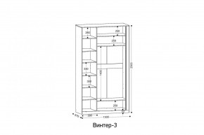 ВИНТЕР 3 Шкаф 3-х створчатый в Набережных Челнах - naberezhnye-chelny.mebel24.online | фото 2
