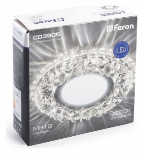 Встраиваемый светильник Feron CD3905 41827 в Набережных Челнах - naberezhnye-chelny.mebel24.online | фото